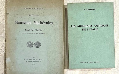 Lotto di due libri. SAMBON A. - RECUEIL DES MONNAIES...