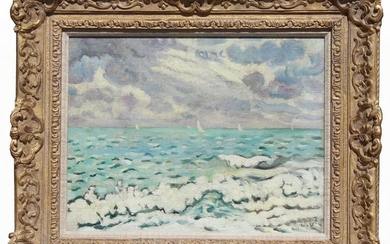 Louis Valtat (France, 1869 - 1952) "La Mer"
