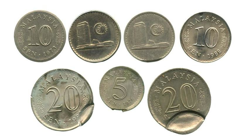 MALAYSIA Malaysia Cu-Ni 5 cents 1976, 10 cents