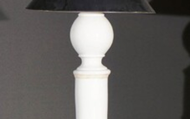MacKenzie-Childs White Glazed Ceramic Floor Lamp