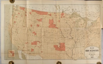 "[Map in Book] Map of the Indian Reservations Within the Limits of the United States [in] Annual Report of the Commissioner of Indian Affairs to the Secretary of the Inferior for the Year 1883 ", U.S. Bureau of Indian Affairs