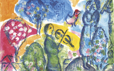 Marc Chagall (1887-1985) Esquisse pour "Composition"
