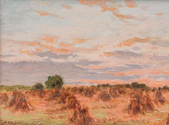 Martin Jackson "Rye, New York Wheat Field" c1890s