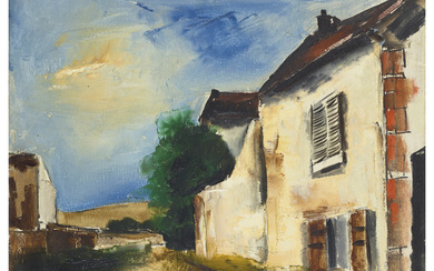 Maurice de Vlaminck (1876-1958) Vieilles maisons à Valmondois