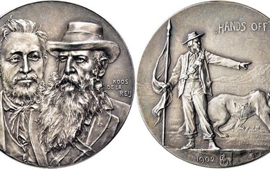 Medaille 1902 (Stempel von Anton Scharff) auf die Schlacht von...