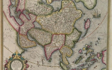Mercator map of Asia