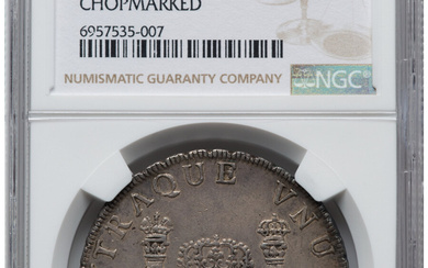 Mexico: , Ferdinand VI 8 Reales 1759 Mo-MM AU Details (Chopmarked) NGC,...