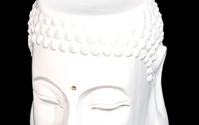 Modern Buddha Head Ceramic Garden Stool