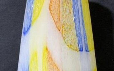 Multicolor Art Glass Vase