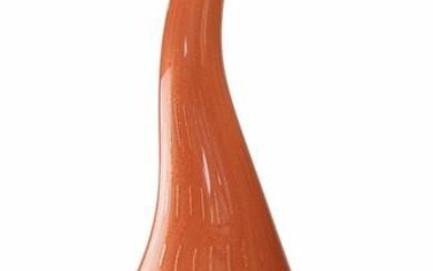 Murano glass vase serie " Gocce Oro " signed