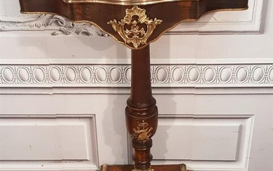 NAPOLEAN III STYLE BRONZE MOUNTED CONSOLE