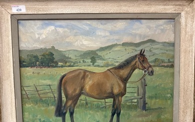 NIGEL LOVETT, (20th Century), A contemporary framed oil on c...