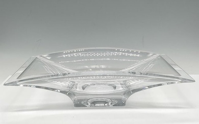 Nambe Crystal Centerpiece Bowl, Planar