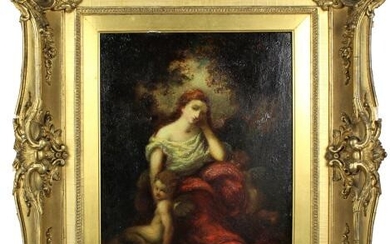 Narcisse-Virgil Diaz (1808-1876) French, O/Panel