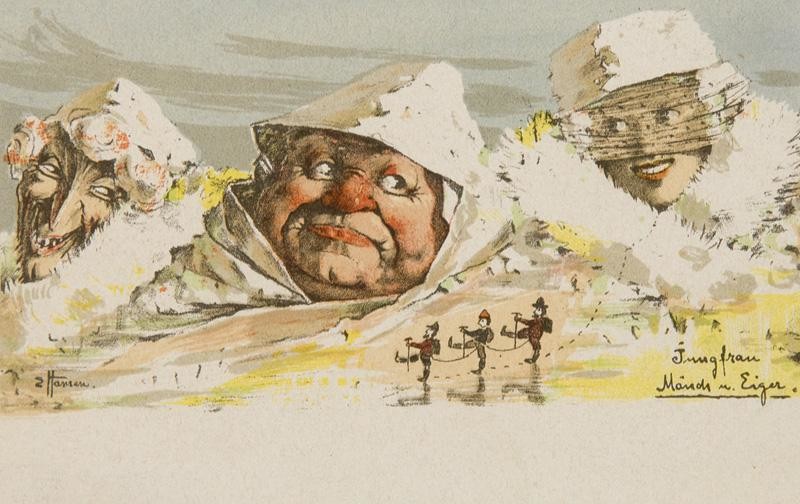 Nolde, Emil Sammlung von 9 Bergpostkarten (1 Dublette).