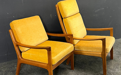 OLE WANSCHER. TWO ARMCHAIRS.