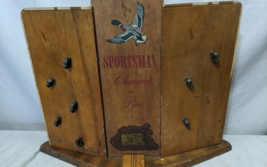 Old Bennington Display Sportsman Pipes Store Display