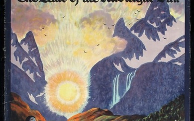 Original c. 1930s Norway Travel Poster Midnight Sun