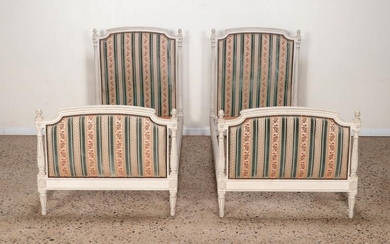PAIR FRENCH LOUIS XVI STYLE TWIN BEDS C.1950