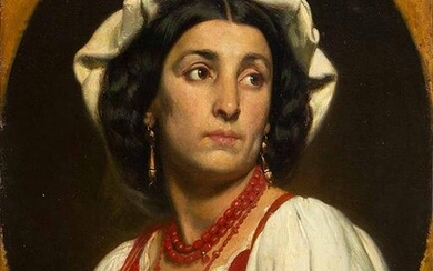PIERRE JEAN VAN DER OUDERAA - Ciociara, 1868