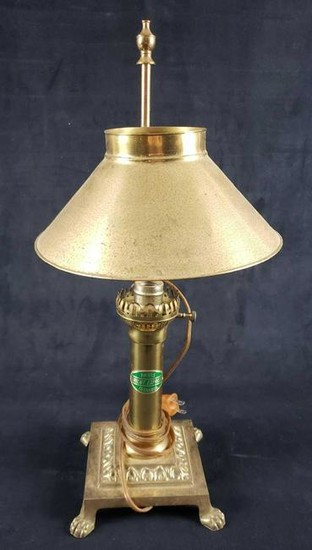 Paris Orient Express Istanbul Brass Lamp
