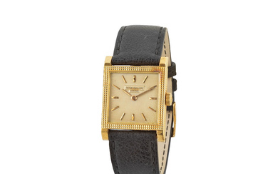 Patek Philippe. A fine 18K gold manual wind wristwatch Patek...