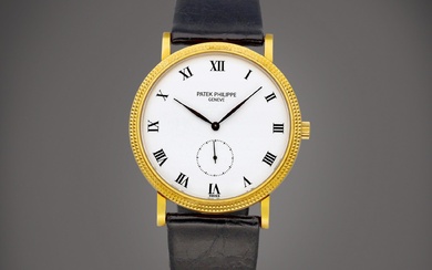 Patek Philippe Calatrava, Reference 3919 A yellow gold wristwatch, Circa...