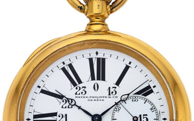 Patek Philippe & Co. Rare Pocket Watch With 24...