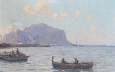 Paul Kutscha (1872-1935) "Bord de mer"