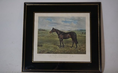 Pencil Signed Equine Lithograph by Franklin Brooke Voss