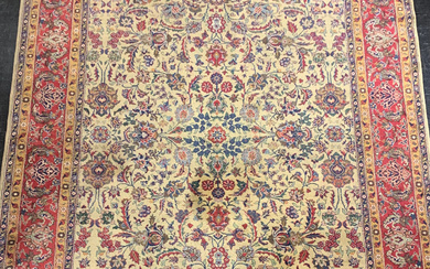 Persian wool carpet, 20th Century.