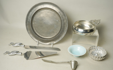 Pewter Plate, Servers and Table Items