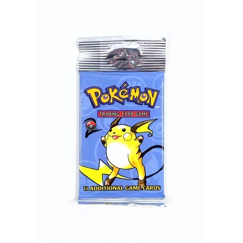 Pokémon TCG Base Set 2 Booster Pack - Raichu, sealed in orig...