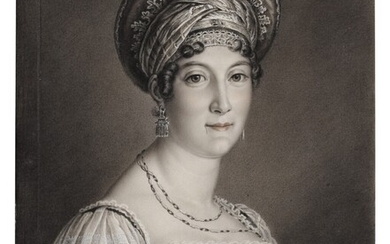 Portrait of Mademoiselle Mars in Muscovite Attire, after Baron Gérard, Pierre Louis Bouvier