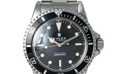 ROLEX Vintage Submariner No Date "Meters First", réf. 5513. montre-bracelet. Vers 1967.