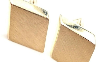 Rare! Authentic Vintage Tiffany & Co 14k Yellow Gold Cufflinks