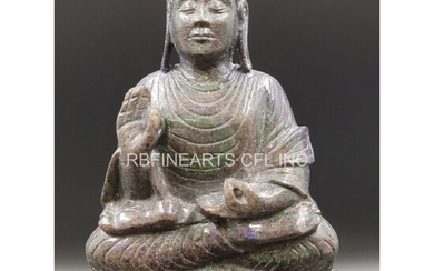 Rare Fire Opal Carved Buddha 95 Ct 185 Grams
