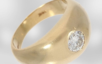 Ring: classic, solid vintage diamond band ring made...
