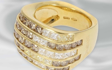 Ring: high-quality and extremely solid designer cocktail ring...