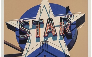 Robert Cottingham (b. 1935) Star, from Signs, 20
