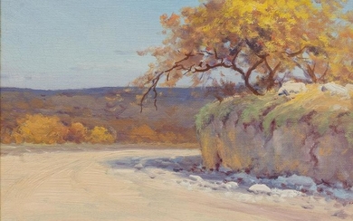 Robert Wood (1889-1979), Hill Country Trail, oil