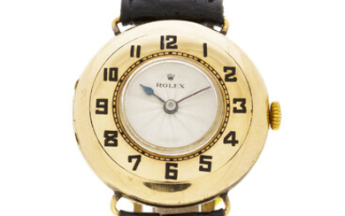 Rolex, montre en or 375, circa 1927