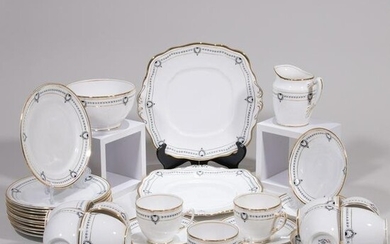 Royal Albert 38 Piece Porcelain Art Nouveau Dinner