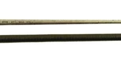 SWORD CANE WITH 17TH CENTURY PASSAU-WOLF MARKED RAPIER