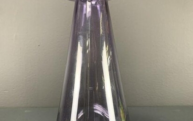 Sea Glasbruck Amethyst Glass Hyacinth Vase