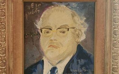 Shlomo Van Den Berg 1920-1982 (Israeli) Portrait of