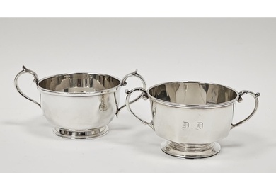 Silver two-handled sugar bowl by Elkington & Co Ltd, Birming...