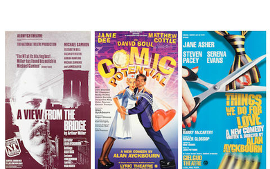 Sir Alan Ayckbourn: A Group of Theatre Posters for Plays written or directed by Alan Ayckbourn