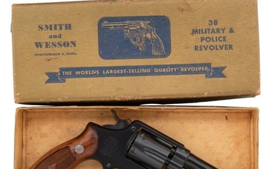 **Smith & Wesson M&P Pre-Model 10 5 Screw Post-War in Box