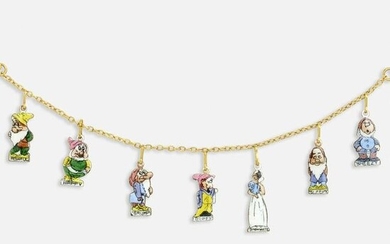 Snow White and the Seven Dwarfs charm bracelet